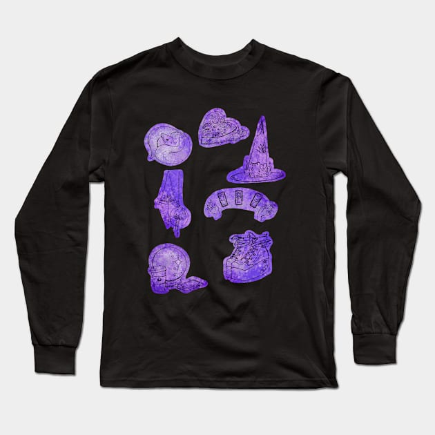 City Witch Autumn Long Sleeve T-Shirt by KaijuCupcakes